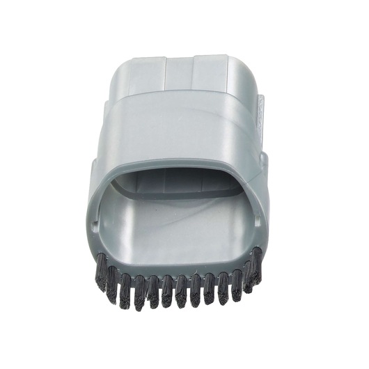 BLACKDECKER vacuum brush attachment, gray color, SKU BDCV370-LA, product photographed from front angle.