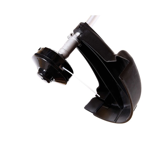 BLACKDECKER GST26 grass trimmer head and guard, close-up on white background.
