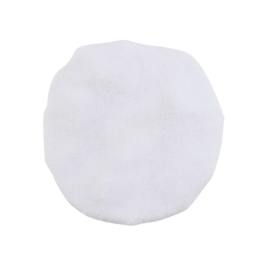 BLACKDECKER KP12K white microfiber polishing pad top view, photography product